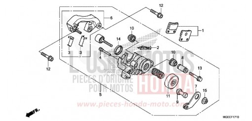 MACHOIRE DE FREIN DE PARKING VFR1200FDF de 2015